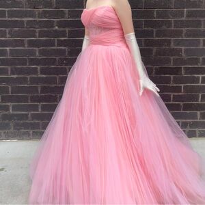 elegant pink ballgown